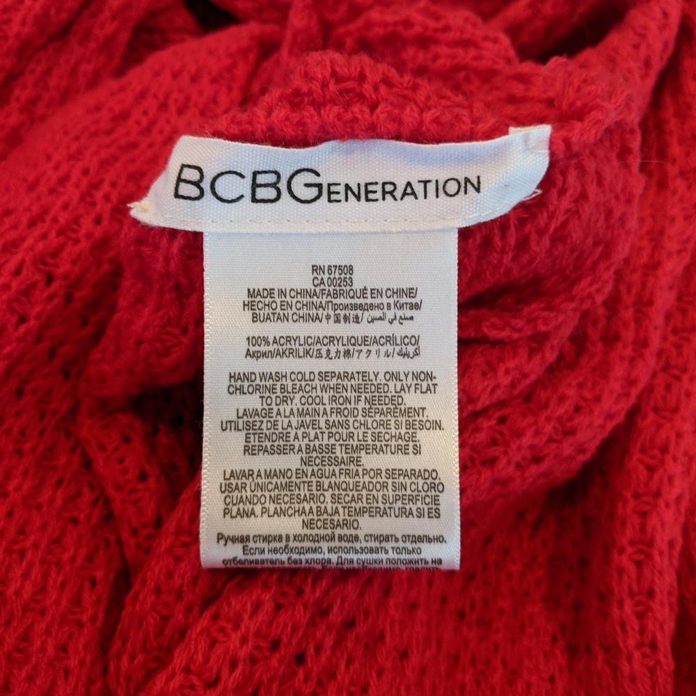 3 Bcbgeneration Solid Waffle Infinity Loop Scarves - image 4